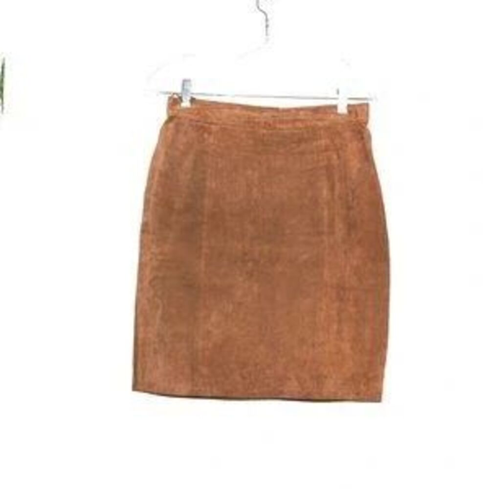 Global Identity Leather Skirt